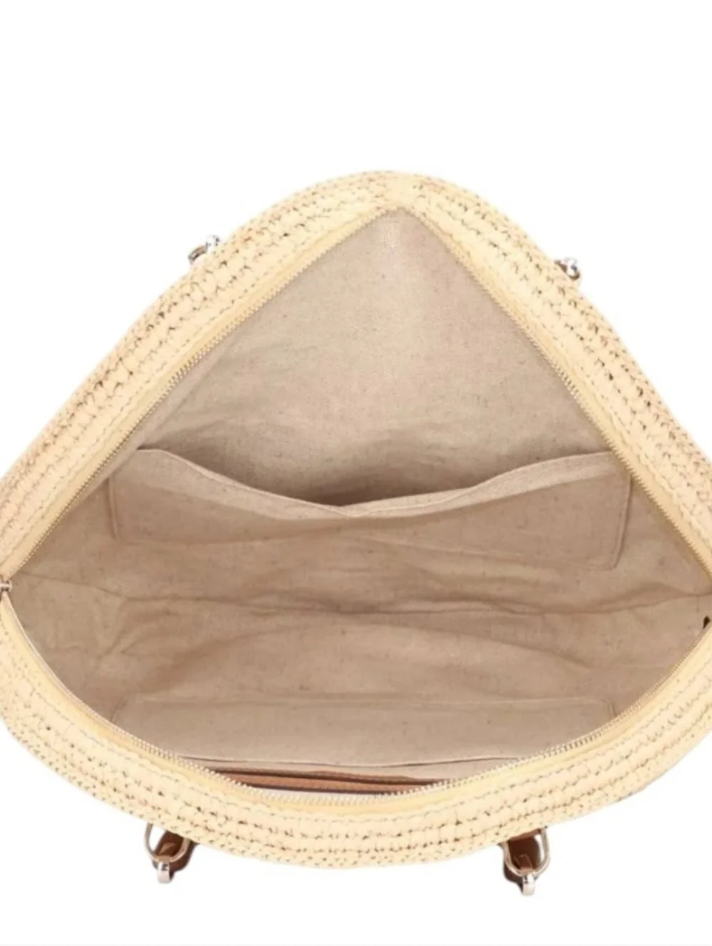 NWT NEW Kate Spade Sunkiss Cabana Straw Medium Tote PURSE